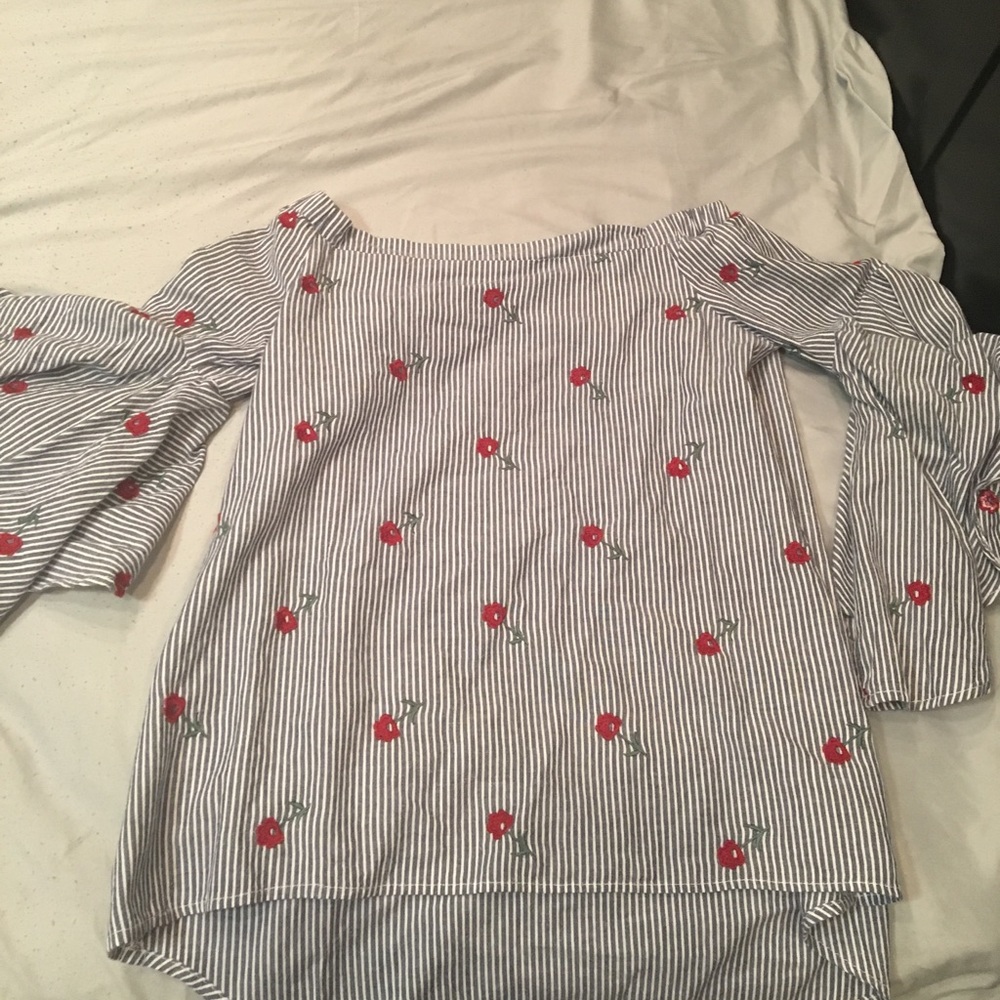 Off The Shoulder Floral Top